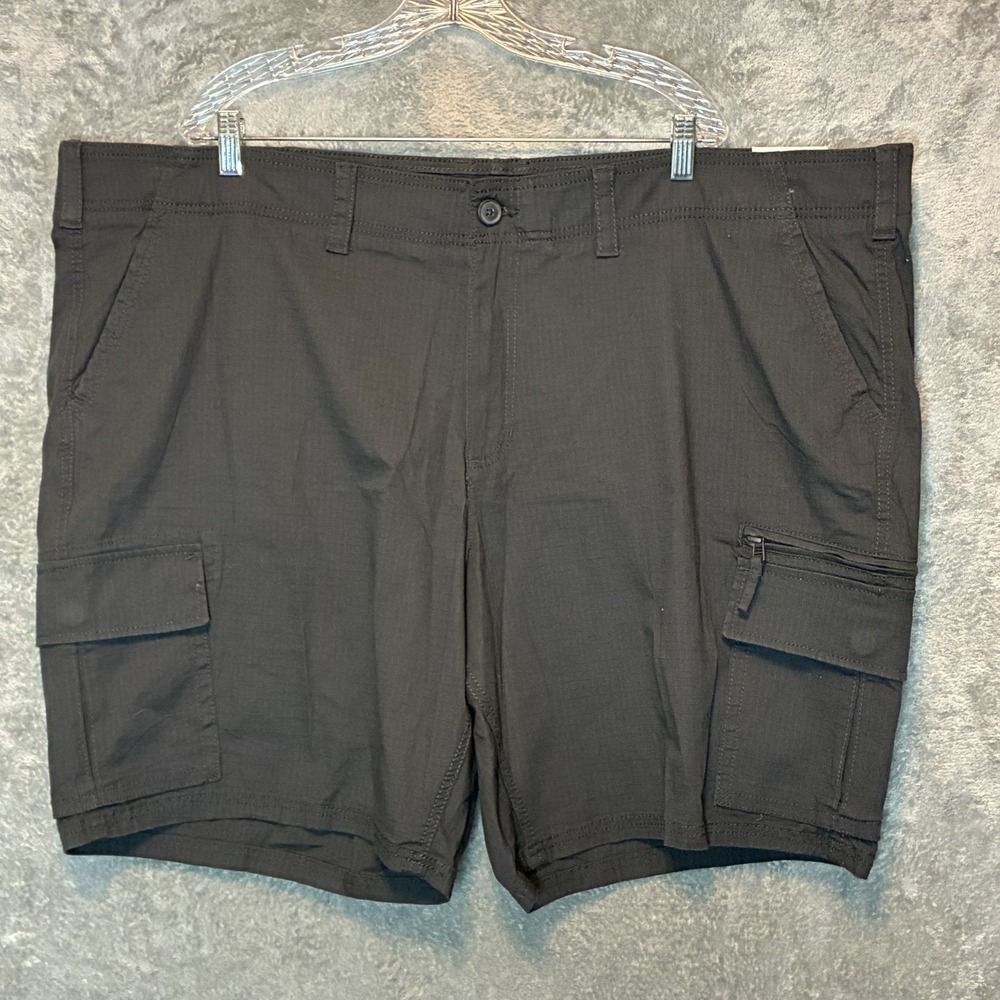 Sonoma Mens Flexwear Ripstop Cargo Shorts 52 Big Tall Classic Everyday Gray NWT